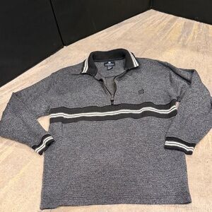 GIVENCHY quarter SWEATER SIZE LARGE GRAY PULLOVER ACTIVEWEAR 90S in EUC